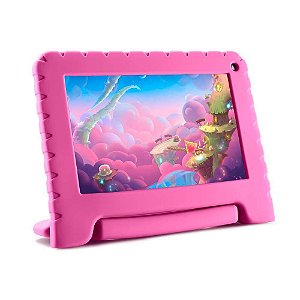 Tablet Multilaser Kid Pad Lite 7" 8GB 8.1 NB303 - Rosa
