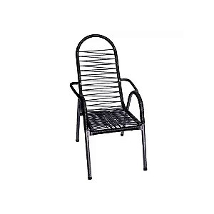 Cadeira de Fio Big Cadeiras Super Luxo - Preto