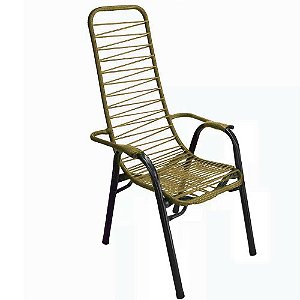Cadeira de Fio Big Cadeiras Adulto vc Especial - Amarelo Ouro