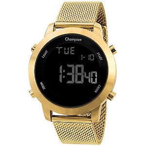 Relógio Feminino Champion Led CH40062U - Dourado