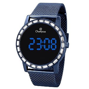 Relógio Feminino Champion Digital CH40160A - Azul