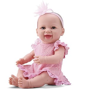 Boneca Reborn Shiny Toys Laura Baby Valentina - Lojas Donna