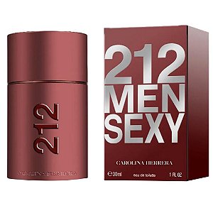 Perfume Masculino 212 Men Sexy Carolina Herrera EDT - 30ml