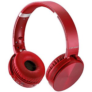Headphone Multilaser Bluetooth 4.2 PH266 - Vermelho