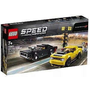 Dodge Srt 2018 e Dodge 1970 R/T Lego Speed Champions - 75893