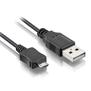 Cabo Micro USB Multilaser 5 Pinos Padrão WI226 - Preto