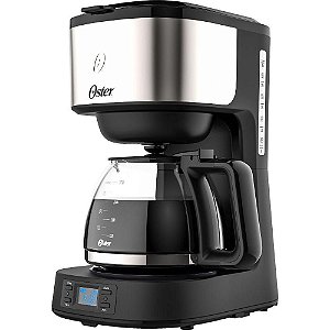 Cafeteira Elétrica Oster Digital OCAF500 Preto/Inox - 127V