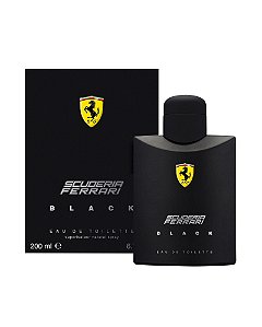 Perfume Masculino Ferrari Black Eau de Toilette - 200ml