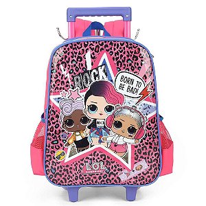 Mochila LOL Luxcel com Rodas 4 Bolsos IC34585LO-0310 - Pink