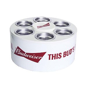 Cooler Térmico de Mesa Doctor Cooler Lata Budweiser - Branco