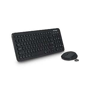 Kit Teclado e Mouse sem fio TC231 Multilaser - Preto