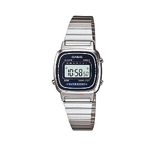 Relógio Digital Feminino Casio LA670WA-2DF - Prata