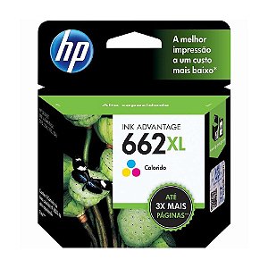Cartucho HP Ink Advantage 662XL 8ml - Colorido
