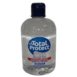 Álcool Gel 70% Higienizador para Mãos Total Protect - 500ml
