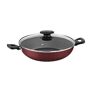 Wok Tramontina Loreto em Alumínio Vermelho - Ref.27817/022