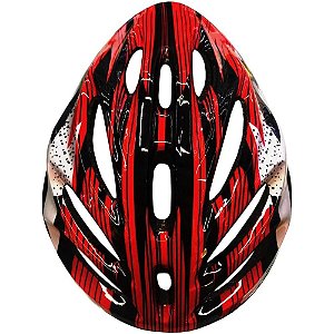 Capacete MTB Acte A77-V - Vermelho e Preto