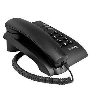 Telefone Fixo Intelbras Pleno com Chave  - Preto