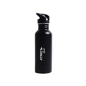 Garrafa em Aço Inox Atrio Sport 600ml Preto - ES313