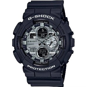 Relógio Masculino Casio G-Shock Anadigi GA-140GM-1A1DR Preto