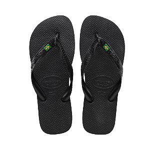 Chinelo Havaianas Brasil Preto - 35/36