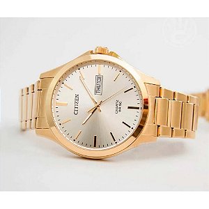 Relógio Masculino Citizen Analógico TZ20822G - Dourado