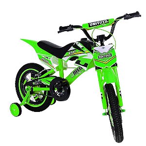 Bike Moto Cross Unitoys Aro 16 Verde - Ref.1220