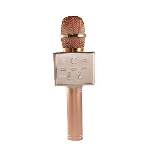 Microfone OEX Superstar MK101 Bluetooth - Ouro Rosé