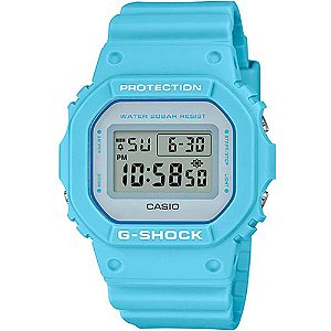 Relógio G-Shock DW-5600SC-2DR Azul Claro