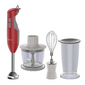 Mixer Oster Delight 3 em 1 Função Turbo Vermelho - 127V