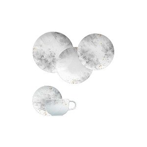 Aparelho de Jantar/Chá Germer 20pcs Porcelana Nuvens