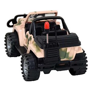 Brinquedo Jeep de Combate Força Tarefa BBR Toys - Bege