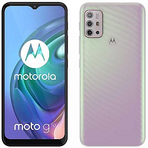 Smartphone Motorola Moto G10 64GB 4GB RAM - Branco Floral