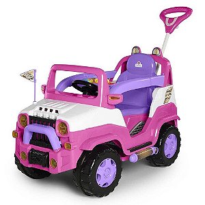 Carrinho Diipi Calesita Passeio e Pedal Ref.1028 - Rosa