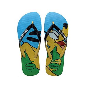 Chinelo Havaianas Disney Stylish FC Verde Tropical - 41/42