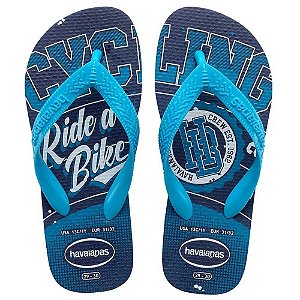 Chinelo Havaianas Kids Athletic FC Azul Marinho - 25/26