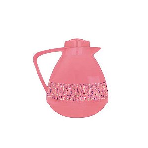 Bule Térmico Mor Amare Decorado Pêssego 650ml - Rosa