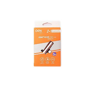 Adaptador Duo Oex Lightning e P2 AD-200