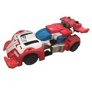 Brinquedo Carro Vira Robô Toyng Ref.42459 - Vermelho
