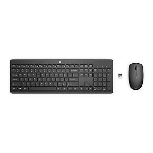 Kit Mouse e Teclado HP Wireless Sem Fio 230 - Preto