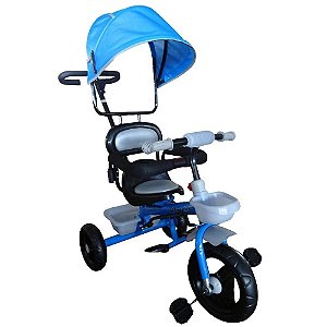 Triciclo Infantil Brinqway com Capota BW-084AZ - Azul