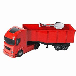 Brinquedo Caminhão Basculante Silmar Ref.6620 - Vermelho