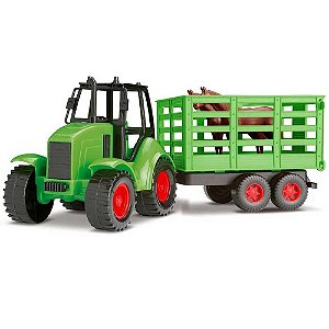 Brinquedo Trator Agromak Haras Silmar Ref.6850 - Verde