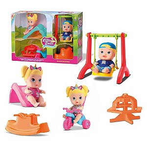 Bonecos Little Dolls Super Playground Ref.8126