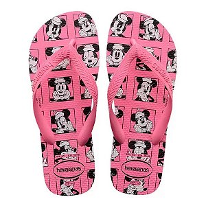 Chinelo Havaianas Top Disney Rosa Cristal - 39/40