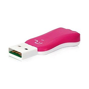 Pendrive Multilaser 8Gb Titan Colors PD720 Rosa/Branco