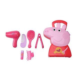 Maleta Peppa Pig Multikids 7Pçs Cabeleireira - BR1303