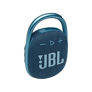 Caixa de Som JBL Clip4 Bluetooth Portátil - Azul