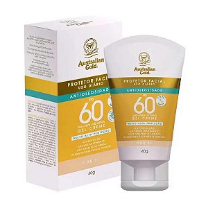 Protetor Solar Facial Australian Gold 60FPS Matte - Cor 01