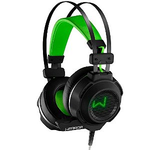 Headset Gamer Warrior Swan C/ Microfone PH225 - Preto/Verde