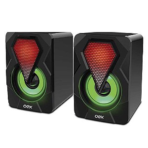 Caixa de Som Oex Speaker Rainbow USB/P2 - SK201
